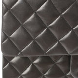 香奈儿Chanel Matrasse连锁肩肩黑色金支架女士RAM皮肤肩cab ab AB级使用Ginzo