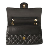 香奈儿Chanel Matrasse连锁肩肩黑色金支架女士RAM皮肤肩cab ab AB级使用Ginzo