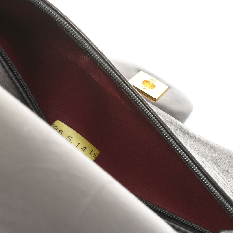 香奈儿Chanel Matrasse连锁肩肩黑色金支架女士RAM皮肤肩cab ab AB级使用Ginzo