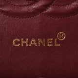 香奈儿Chanel Matrasse连锁肩肩黑色金支架女士RAM皮肤肩cab ab AB级使用Ginzo