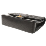 香奈儿Chanel Matrasse连锁肩肩黑色金支架女士RAM皮肤肩cab ab AB级使用Ginzo