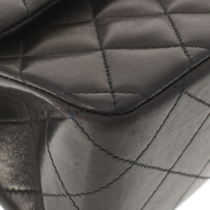 香奈儿Chanel Matrasse连锁肩肩黑色金支架女士RAM皮肤肩cab ab AB级使用Ginzo