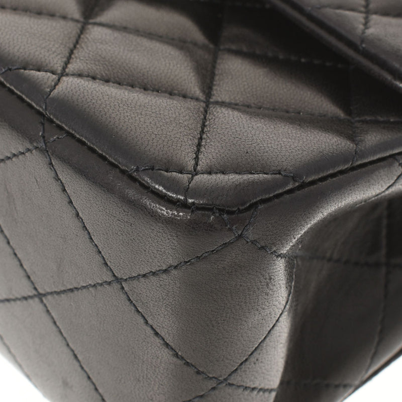 香奈儿Chanel Matrasse连锁肩肩黑色金支架女士RAM皮肤肩cab ab AB级使用Ginzo