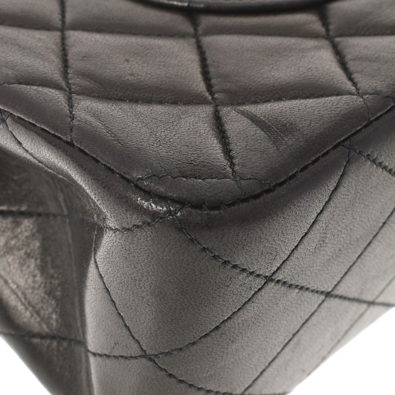 香奈儿Chanel Matrasse连锁肩肩黑色金支架女士RAM皮肤肩cab ab AB级使用Ginzo