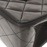 香奈儿Chanel Matrasse连锁肩肩黑色金支架女士RAM皮肤肩cab ab AB级使用Ginzo