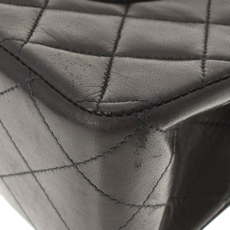 香奈儿Chanel Matrasse连锁肩肩黑色金支架女士RAM皮肤肩cab ab AB级使用Ginzo