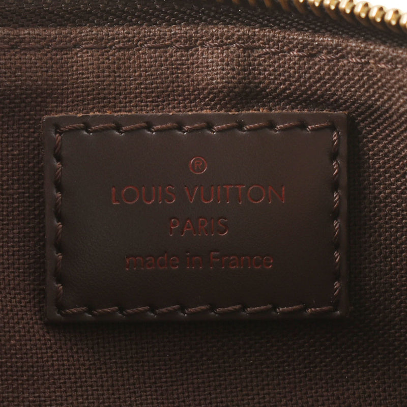 LOUIS VUITTON Louis Vuitton Damier Pochette Platts Brooklyn Brown N41100 Unisex Damier Canbus Shoulder Bag AB Rank Used Ginzo