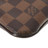 LOUIS VUITTON Louis Vuitton Damier Pochette Platts Brooklyn Brown N41100 Unisex Damier Canbus Shoulder Bag AB Rank Used Ginzo