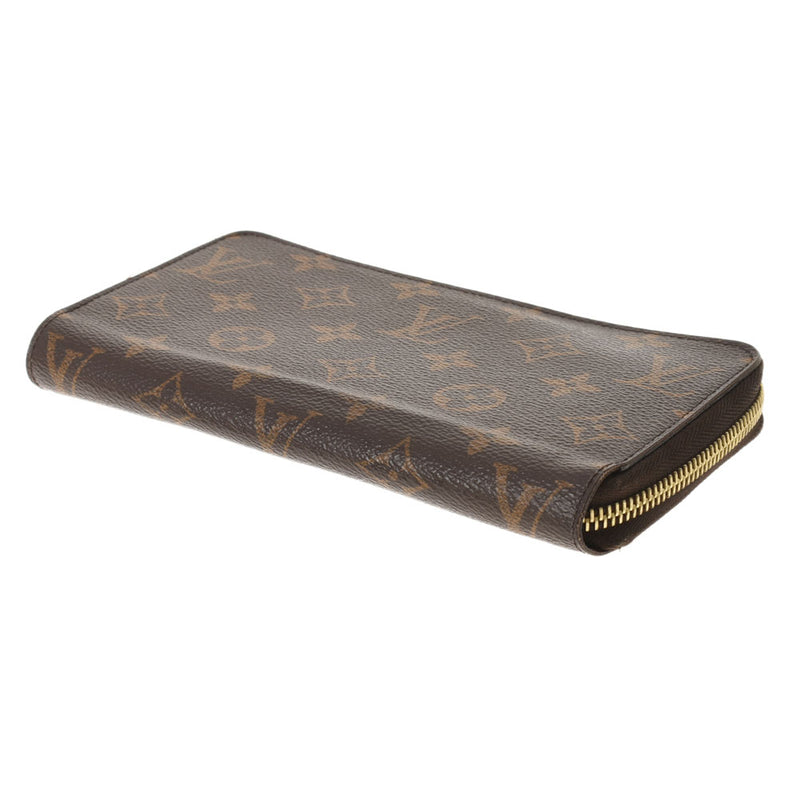 路易威顿路易·维顿（Louis Vuitton）路易威登（Louis Vuitton）会标Zippy Wallet Brown M42616女用式会标帆布钱包B级二手Ginzo