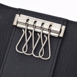 路易威顿路易斯·维顿（Louis Vuitton）Mahina Mahina 4-钥匙箱黑色（黑色）M64054男士皮革钥匙盒AB级使用Ginzo