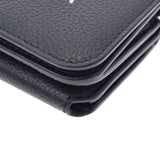 BALENCIAGA Balenciaga Mini Wallet Compact Wallet Black 593813 Unisex Calf Milky Wallet Unused Ginzo