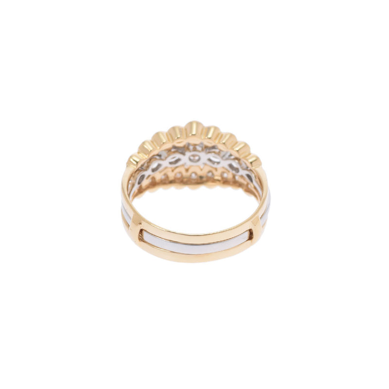 Other diamond 1.50ct No. 10 Ladies PT900 Platinum K18 Yellow Gold Ring / Ring A Rank Used Ginzo