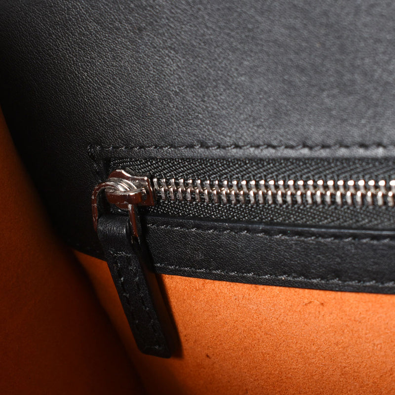 MCM Msiem Studs 2WAY Black Ladies Calf Handbag B Rank used Ginzo