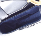 Christian Dior Christian Dior Mini Saddle Back Navy MO447CWVG Men's Calf Handbag AB Rank Used Ginzo