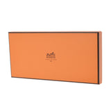 HERMES HERMES AZAPRING SILKIN玫瑰五彩纸屑银支T（2015年左右）女士Vo Epson Long Wallet B等级使用Ginzo