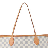 LOUIS VUITTON Louis Vuitton Damier Azur Never Full GM White N51108 Ladies Handbag B Rank Used Ginzo