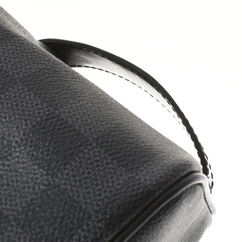 LOUIS VUITTON Louis Vuitton Damier Graphit Toware Pouch Black/Gray N47625 Men's Dami Graphit Canvas Pouch B Rank used Ginzo