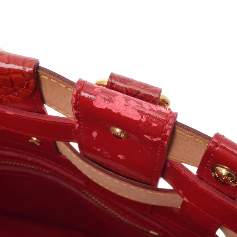 路易威顿路易·维顿（Louis Vuitton）路易威登（Louis Vuitton）会标红宝石新桶红色M95613女士会标帆布搪瓷鳄鱼手提袋B等级二手Ginzo