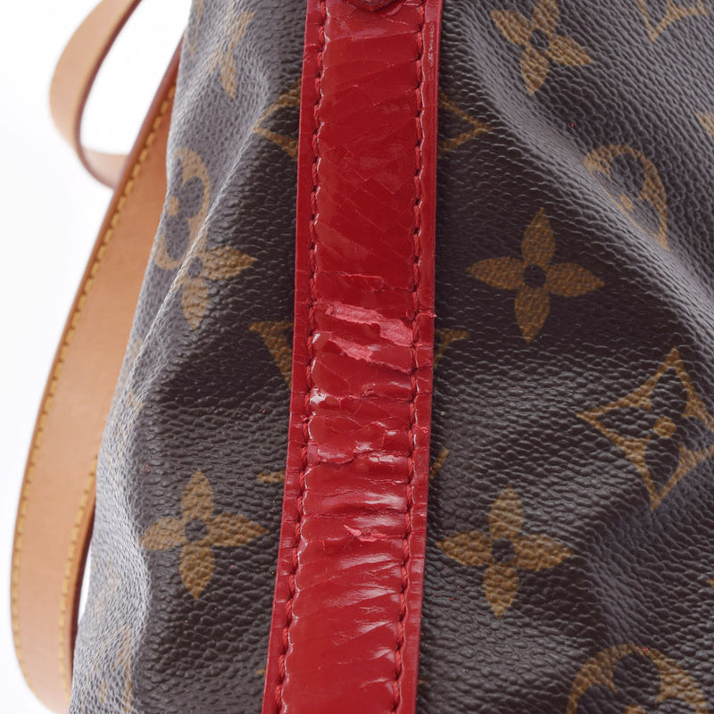 路易威顿路易·维顿（Louis Vuitton）路易威登（Louis Vuitton）会标红宝石新桶红色M95613女士会标帆布搪瓷鳄鱼手提袋B等级二手Ginzo