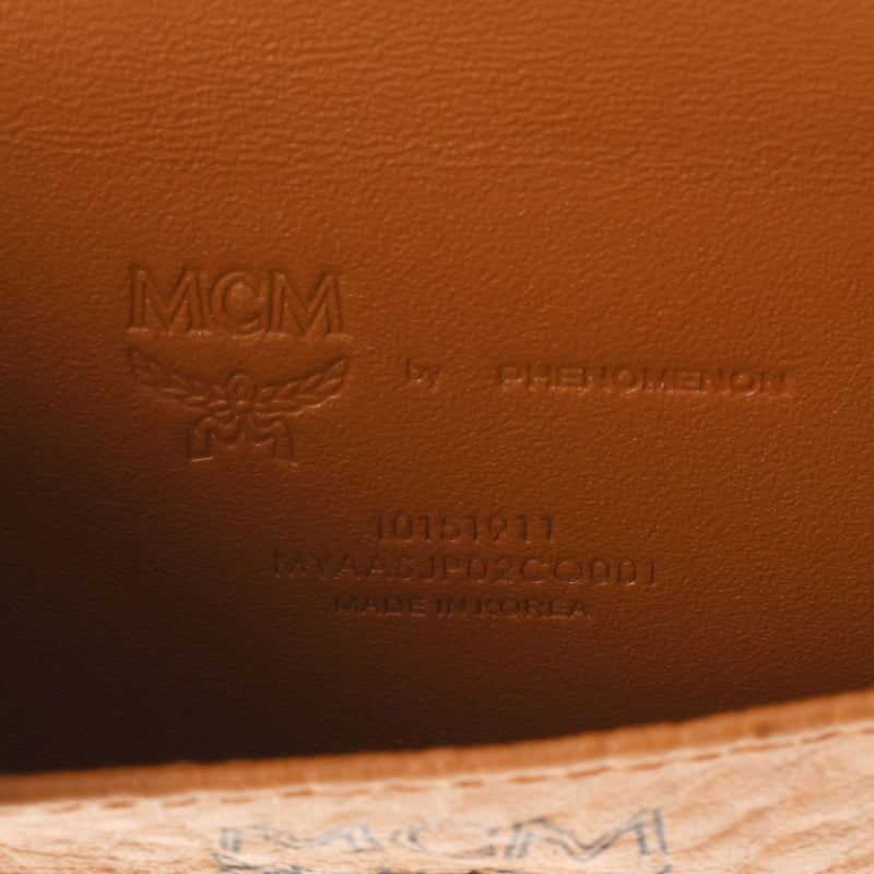 MCM エムシーエム フェノメノンコラボ コニャック ゴールド金具 M93557 レディース 13842 PVC/プラスチック コインケース 未使用 銀蔵