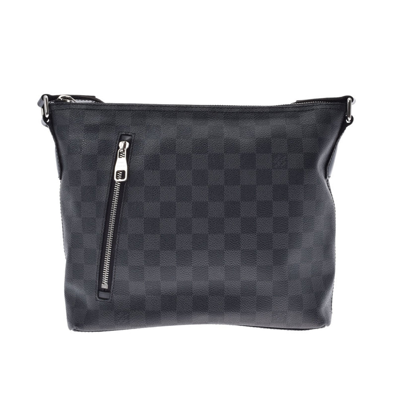 LOUIS VUITTON Louis Vuitton Damier Graphit Mick PM Older Black N41211 Men's Damier Graphit Canvas Shoulder Bag B Rank used Ginzo