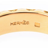 HERMES エルメス ドット ゴールド ユニセックス GP スカーフリング Aランク 中古 銀蔵