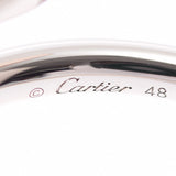 CARTIER カルティエ ジュストアンクル #48 スモール 7.5号 レディース K18WG リング・指輪 Aランク 中古 銀蔵