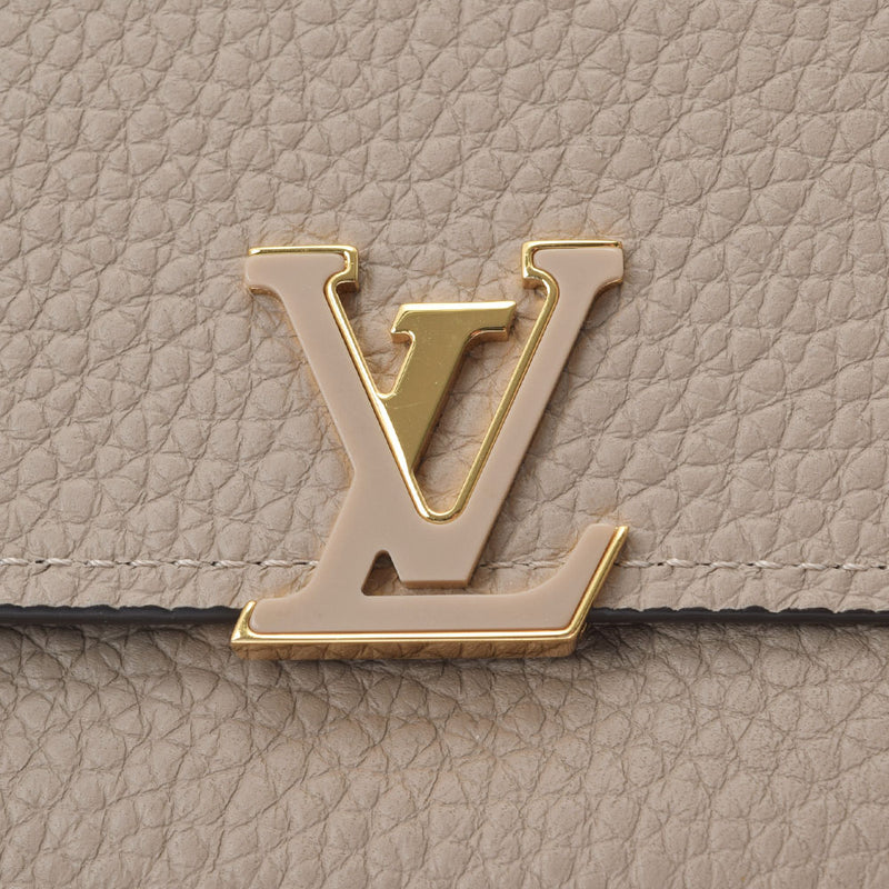 LOUIS VUITTON ルイヴィトン ポルトフォイユ カプシーヌ コンパクト ガレ M62159 レディース レザー 三つ折り財布 Aランク 中古 銀蔵