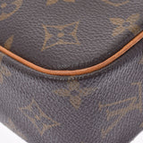 LOUIS VUITTON ルイヴィトン モノグラム ポシェットシテ ブラウン M51183 ユニセックス モノグラムキャンバス ハンドバッグ Bランク 中古 銀蔵