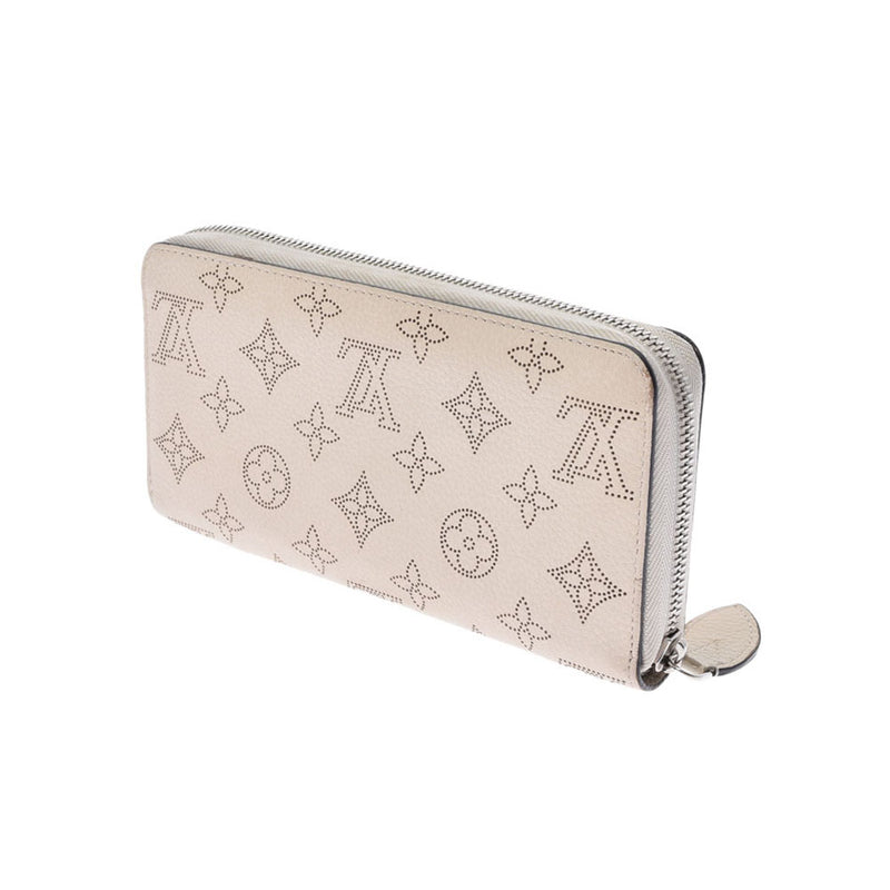 美品】ルイヴィトン マヒナ ジッピーウォレット LV 長財布 ピンク レザー - レディース