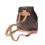 LOUIS VUITTON ルイヴィトン モノグラム モンスリ MM ブラウン M51136 ユニセックス モノグラムキャンバス リュック・デイパック ABランク 中古 銀蔵