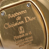 CHRISTIAN DIOR クリスチャンディオール バギラ D47-154-4 レディース GP 腕時計 クオーツ 黒文字盤 ABランク 中古 銀蔵