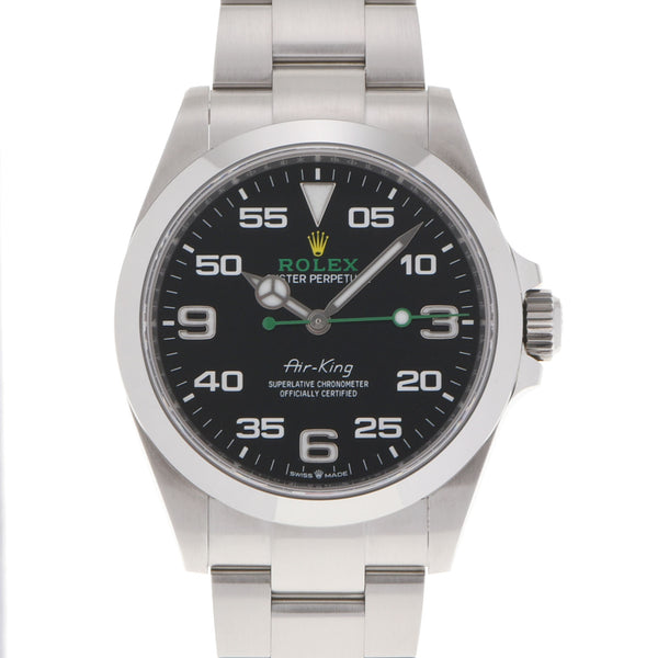 【現金特価】ROLEX ロレックス エアキング 126900 ボーイズ SS 腕時計 自動巻き シルバー文字盤 Aランク 中古 銀蔵