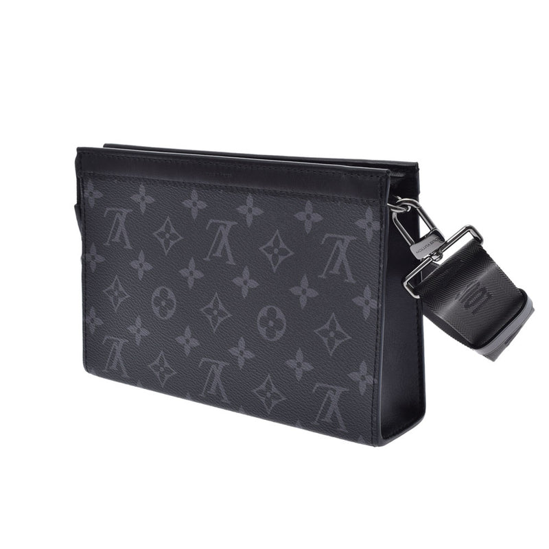 LOUIS VUITTON ルイヴィトン モノグラム ガストン ウエアラブル ウォレット 黒/グレー M81124 メンズ  モノグラムエクリプスリバース  ショルダーバッグ 新品 銀蔵