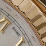 ROLEX ロレックス デイトジャスト 68278NR レディース YG 腕時計 自動巻き ホワイトシェル文字盤 Aランク 中古 銀蔵
