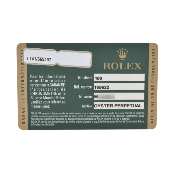 ROLEX ロレックス ヨットマスター 169622 レディース SS 腕時計 自動巻き シルバー文字盤 Aランク 中古 銀蔵