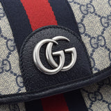 GUCCI グッチ オフィディア ミディアム バックパック グレー/ネイビー 598140 ユニセックス GGスプリームキャンバス 13842 リュック・デイパック 新同 中古 銀蔵