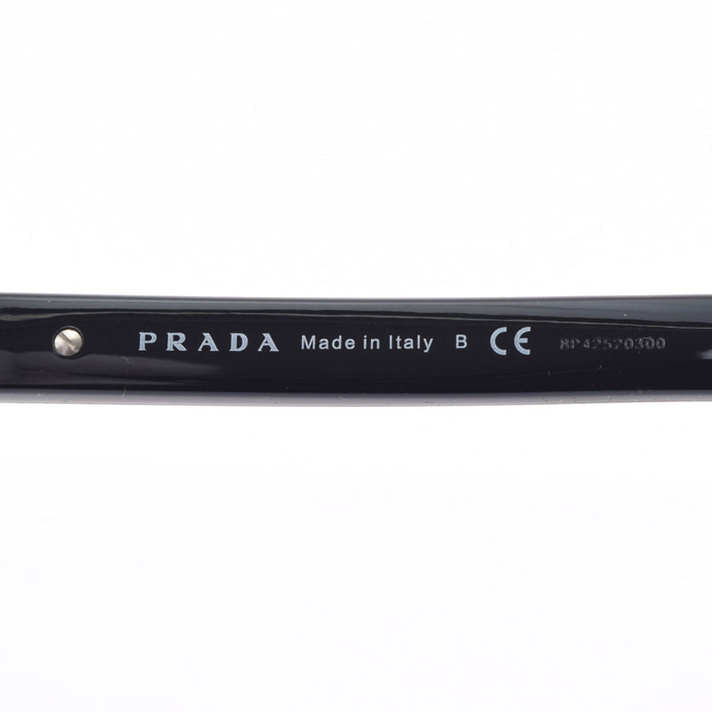 PRADA プラダ 黒/白 02C-5S0 ユニセックス プラスティック サングラス ABランク 中古 銀蔵