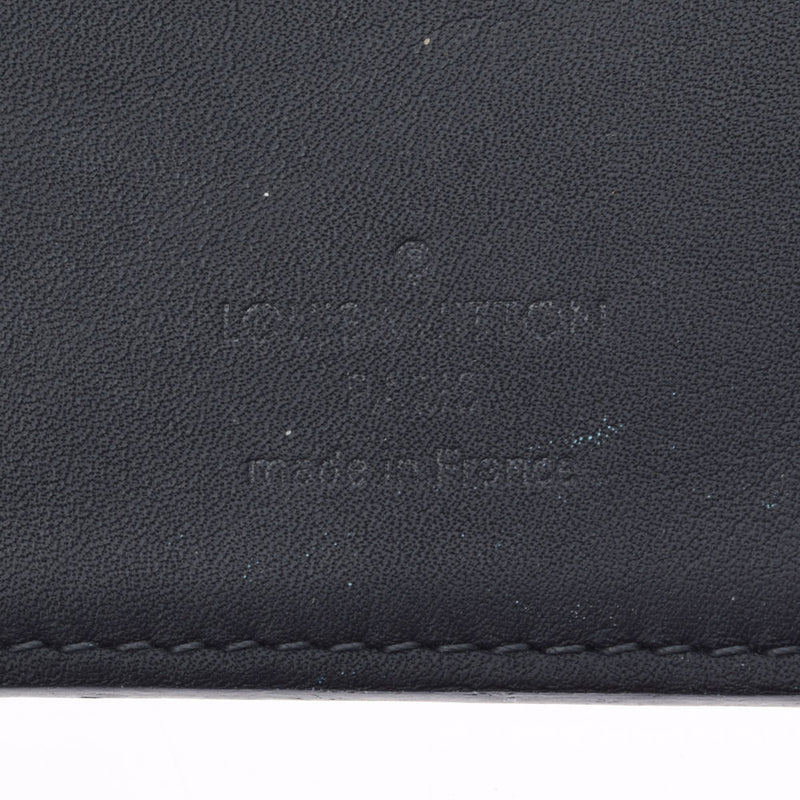 LOUIS VUITTON ルイヴィトン ポルトフォイユ ブラザ ダミエ コバルト ネイビー N63212 メンズ レザー 二つ折り財布 Bランク 中古 銀蔵
