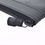 LOUIS VUITTON ルイヴィトン モノグラム シャドウ ポシェット ディスカバリー ブラック M62903 メンズ レザー クラッチバッグ Aランク 中古 銀蔵