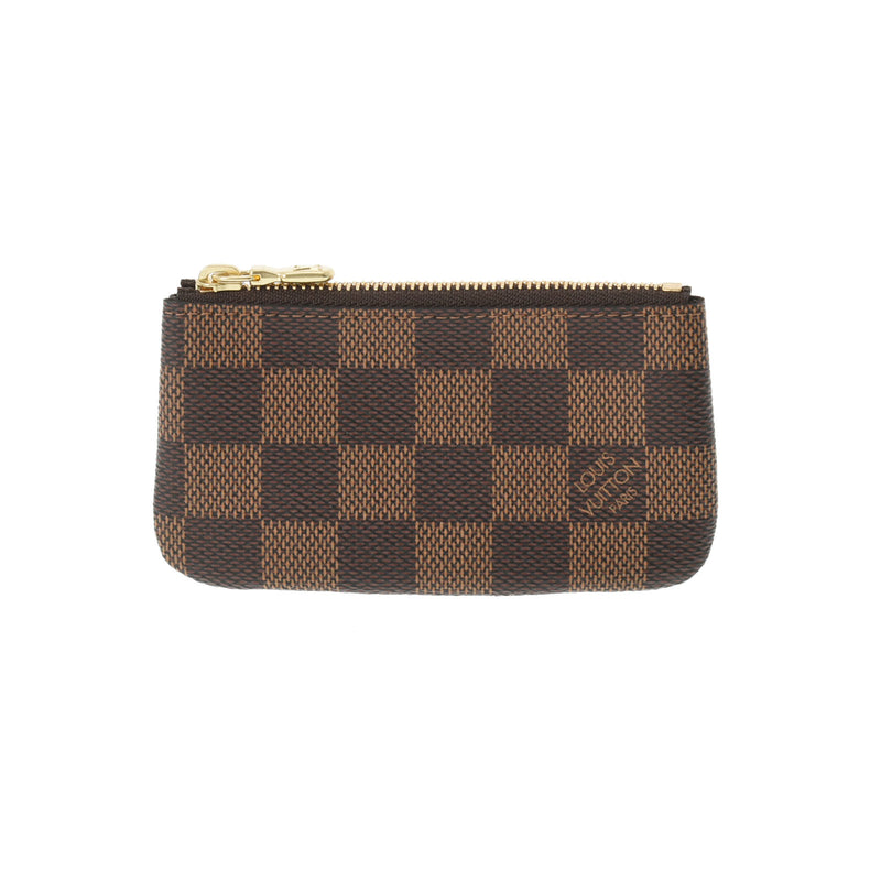 LOUIS VUITTON ルイヴィトン ダミエ ポシェットクレ  ブラウン N62658 ユニセックス ダミエキャンバス コインケース Aランク 中古 銀蔵