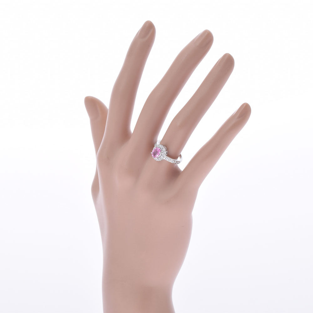ピンクサファイア ダイヤモンドプラチナPT900 リングサイズ要確認 その他ピンクサファイア0.886ct ダイヤ0.40ct レディース Pt900