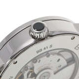 BVLGARI ブルガリ ブルガリブルガリ 41 BB41BSLD メンズ SS/革 腕時計 自動巻き 黒文字盤 Aランク 中古 銀蔵