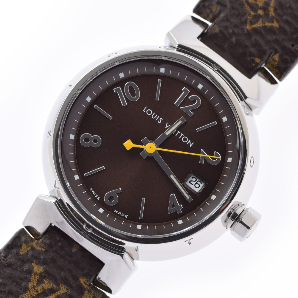 ルイヴィトンタンブール レディース 腕時計 Q1211 LOUIS VUITTON 中古