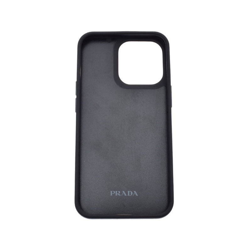 プラダiPhone13 Pro用 カバー ブラック ユニセックス 携帯・スマホ ...