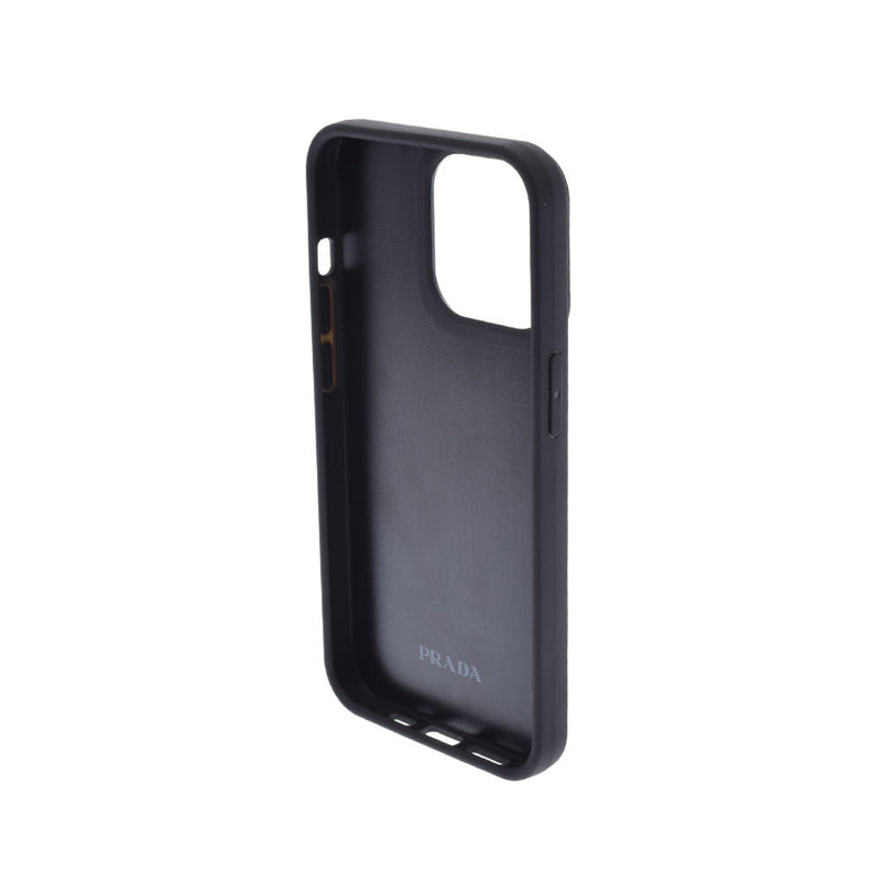 プラダiPhone13 Pro用 カバー ブラック ユニセックス 携帯・スマホ ...