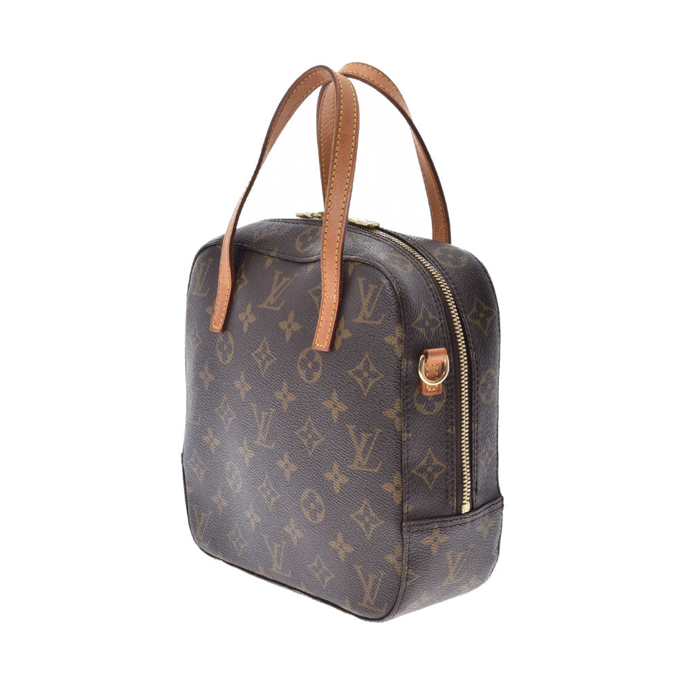 LOUIS VUITTON ルイヴィトン モノグラム スポンティーニ 2WAY ブラウン M47500 ユニセックス モノグラムキャンバス  ハンドバッグ Bランク 中古 - ネット販促品