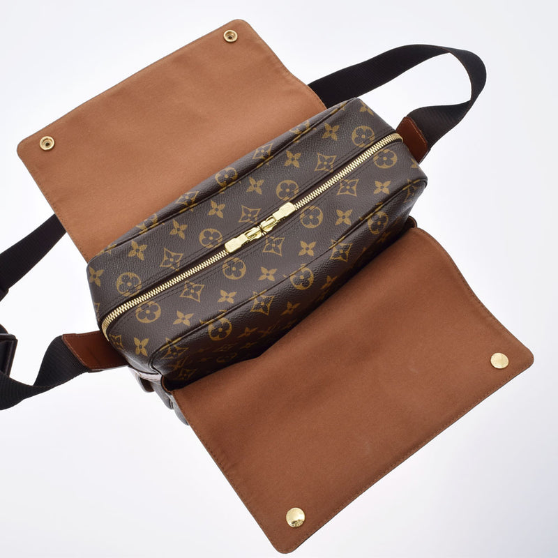 LOUIS VUITTON ルイヴィトン モノグラム ナヴィグリオ SPオーダー ブラウン M50205 ユニセックス モノグラムキャンバス ショルダーバッグ Aランク 中古 銀蔵