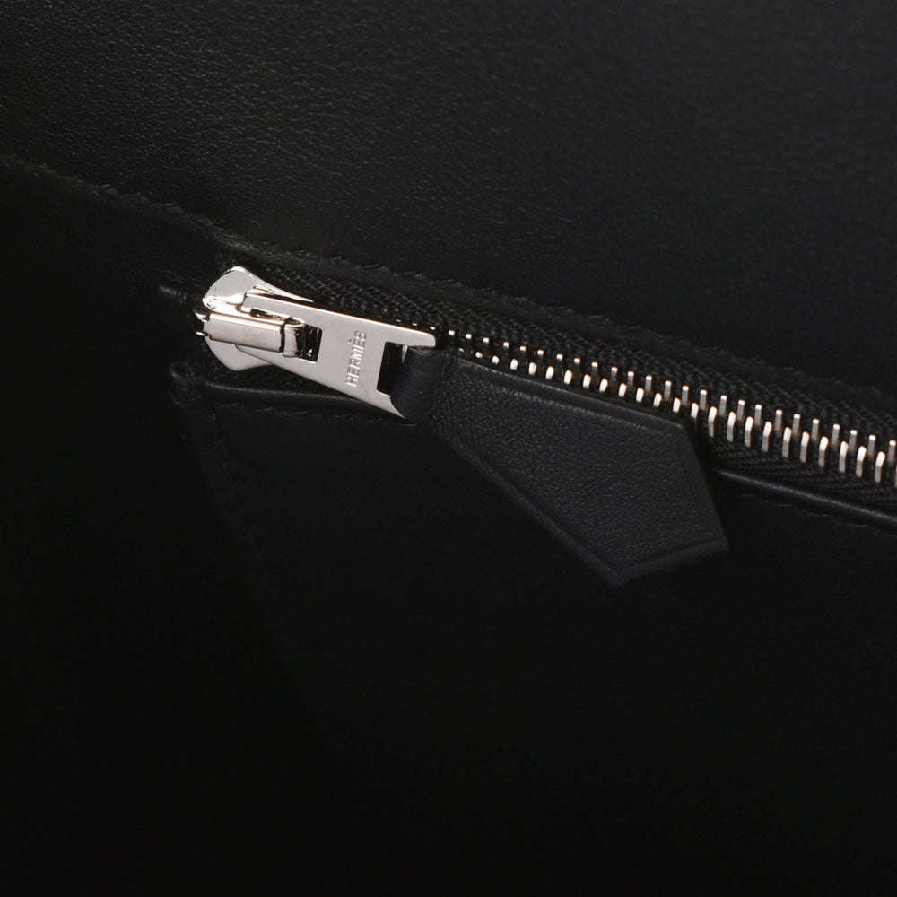 エルメスシャドウ バーキン25 黒 シルバー金具 Z刻印(2021年頃)刻印