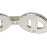 HERMES エルメス シェーヌダンクル アンシェネ ユニセックス SV バングル 未使用 銀蔵